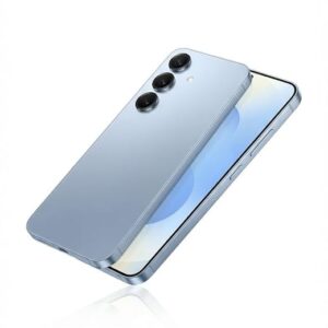 Samsung Galaxy S25 5G (Icyblue, 12GB RAM, 256GB Storage) | Snapdragon 8 Elite for Galaxy | 50MP Triple Camera | 12MP Front Camera | 6.2" Full HD+ Display | 4000mAh BatteryAbout this item 12MP Front Camera: Clear selfies and high-quality video calling experience Snapdragon 8 Elite for Galaxy Processor: Ultra-fast performance for gaming, multitasking, AI-powered features, and demanding applications 12GB RAM and 256GB Storage: Seamless multitasking operation with extensive space for apps, photos, videos, and media files 50MP Triple Camera System: Professional-quality photography with advanced rear camera setup featuring primary sensor, telephoto, and ultra-wide cameras 6.2-inch Full HD+ Display: Sharp visuals and vibrant colors delivering an immersive viewing experience in a compact form factor 4000mAh Battery: Long-lasting power to keep you connected throughout the day with reliable battery performance